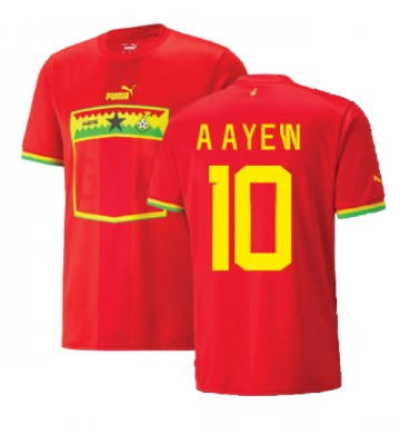 Lacne Muži Futbalové dres Ghana Andre Ayew #10 MS 2022 Krátky Rukáv - Preč